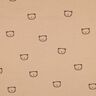 Jersey a nido d’ape orsetti | Poppy Fabrics – rosa antico scuro/melanzana,  thumbnail number 1