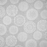 tessuto arredo tessuti canvas cerchi mandala – grigio,  thumbnail number 1