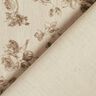 tessuto in cotone  Rose antiche – tortora chiaro/duna,  thumbnail number 4
