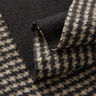Tessuto per cappotti double face pied de poule/Tinta unita – grigio chiaro/nero,  thumbnail number 2