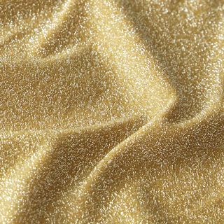 tessuto jersey fili glitter glamour  – senape, 