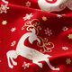 popeline di cotone, renne che saltano – rosso,  thumbnail number 2