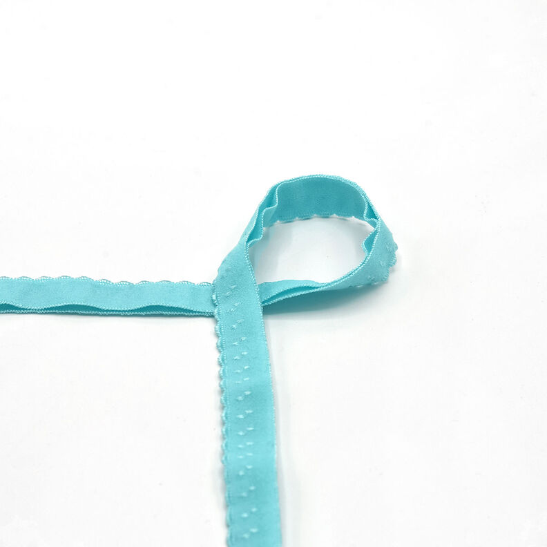 Fettuccia elastica per bordi in pizzo [20 mm] – menta,  image number 1