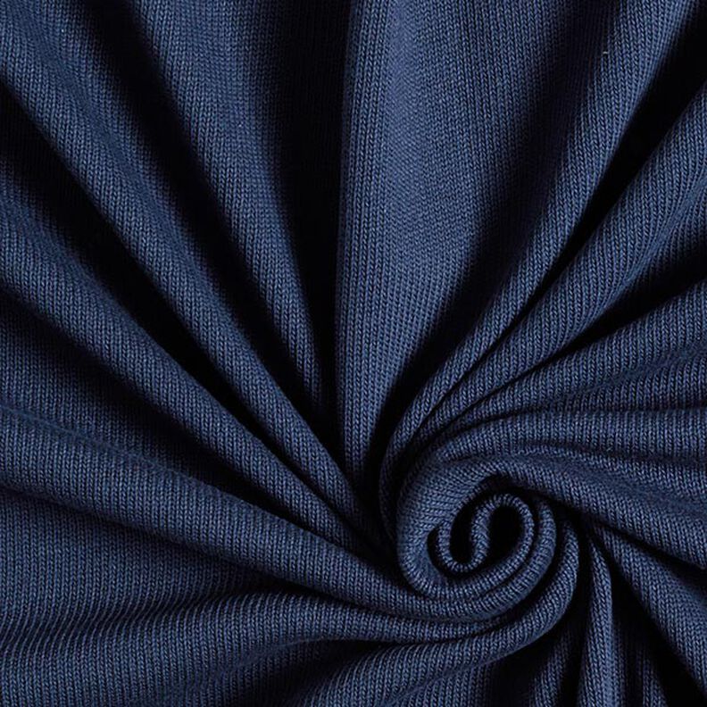 tessuto in maglia di cotone – blu marino,  image number 1