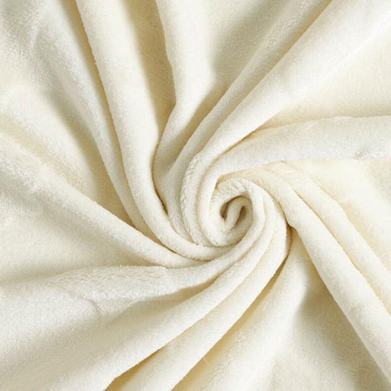 Morbido pile Stelle e fiori – bianco lana,  image number 3