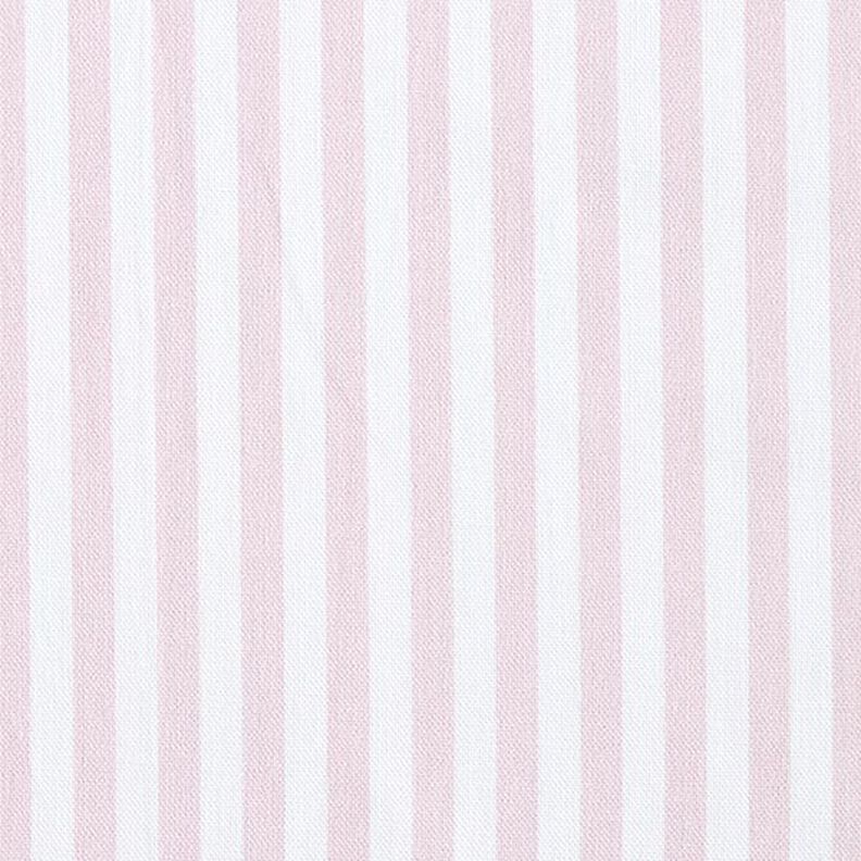 tessuto arredo mezzo panama righe longitudinali – rosé/bianco,  image number 1