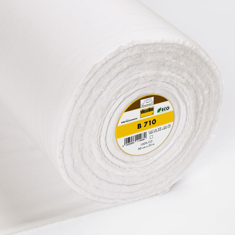 B 710 Inserto in tessuto ecologico | Vlieseline – bianco,  image number 1