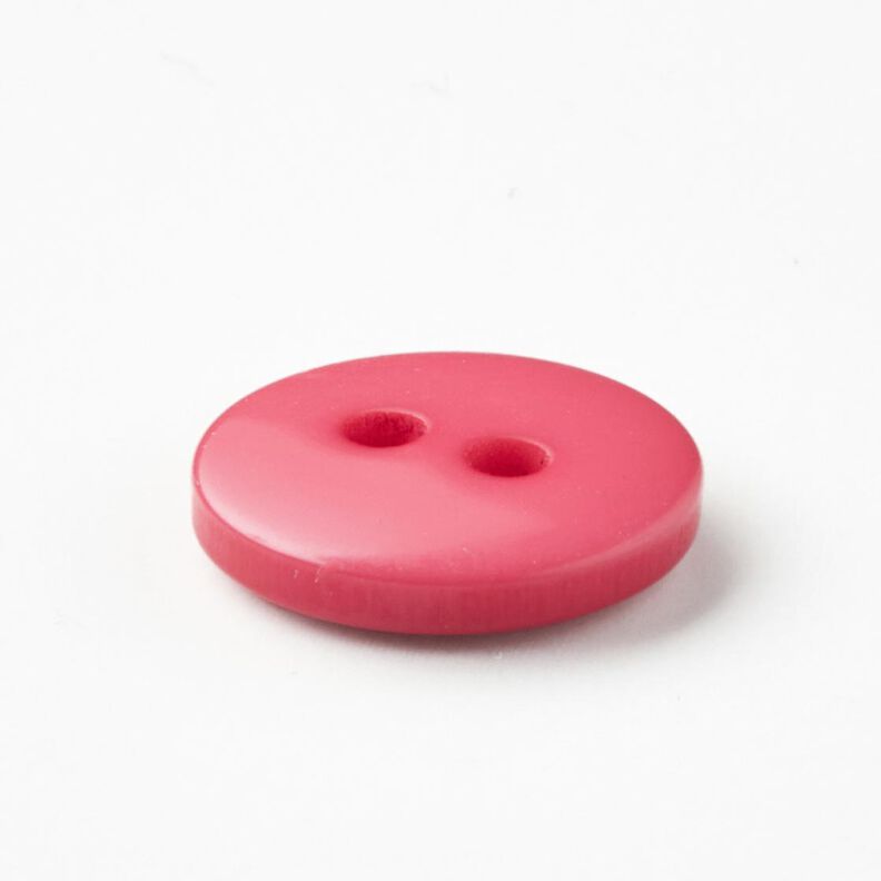Bottone tondo a 2 fori [Ø 11 mm] – pink,  image number 3