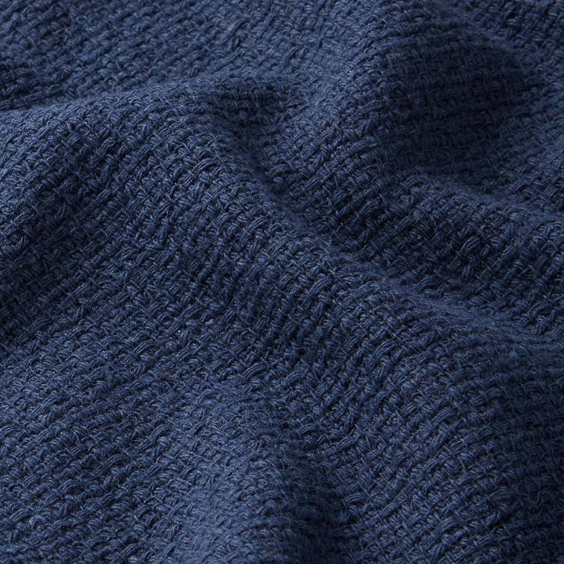 Tessuto per costumi a trama grossolana – blu marino,  image number 2