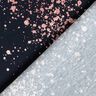 jersey di cotone Riflessi dorati | Glitzerpüppi – nero-azzurro/rosa antico scuro,  thumbnail number 4