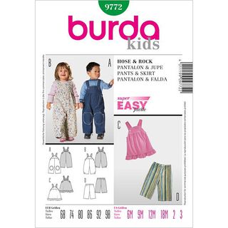 Salopette / gonna salopette, Burda 9772, 