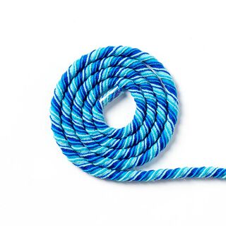 cordoncino elastico elicoidale multicolore [Ø 5 mm] - turchese/blu, 