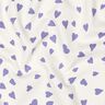 felpa estiva cuori | Poppy Fabrics – avorio/lillà,  thumbnail number 2