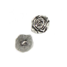 Bottone metallo, rosa, 