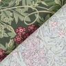 tessuto arredo mezzo panama Fiori di gelsomino – pino scuro/rosso Bordeaux,  thumbnail number 4