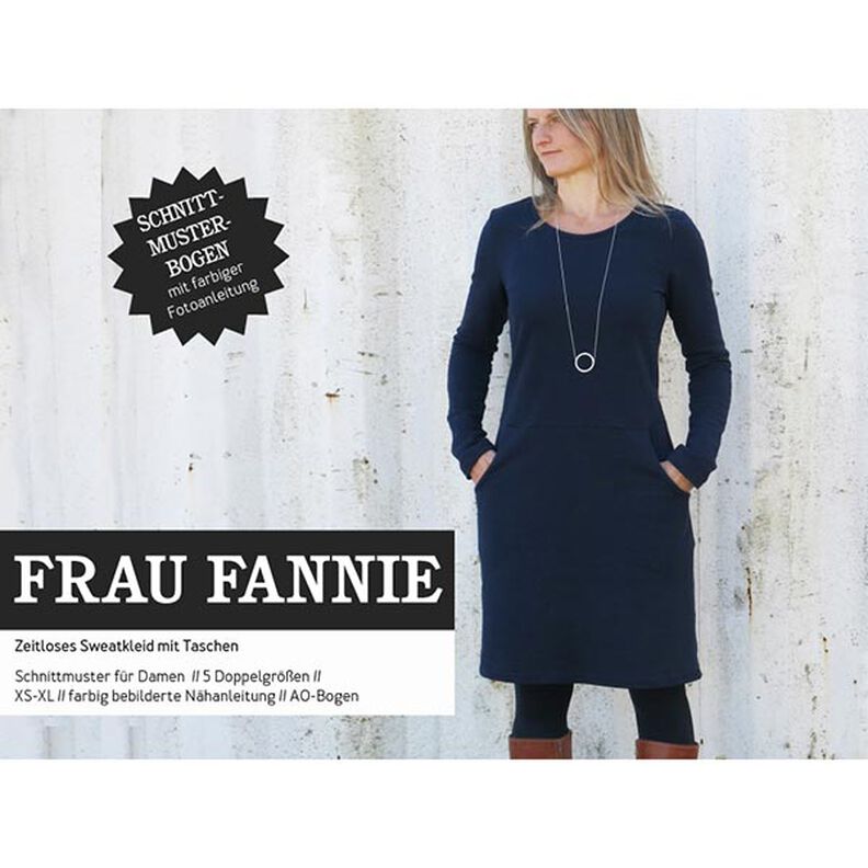 FRAU FANNIE - abito felpa versatile, Studio Schnittreif  | XS -  XL,  image number 1