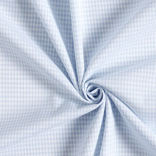 tessuto in cotone Vichy - 0,2 cm – azzurro, 