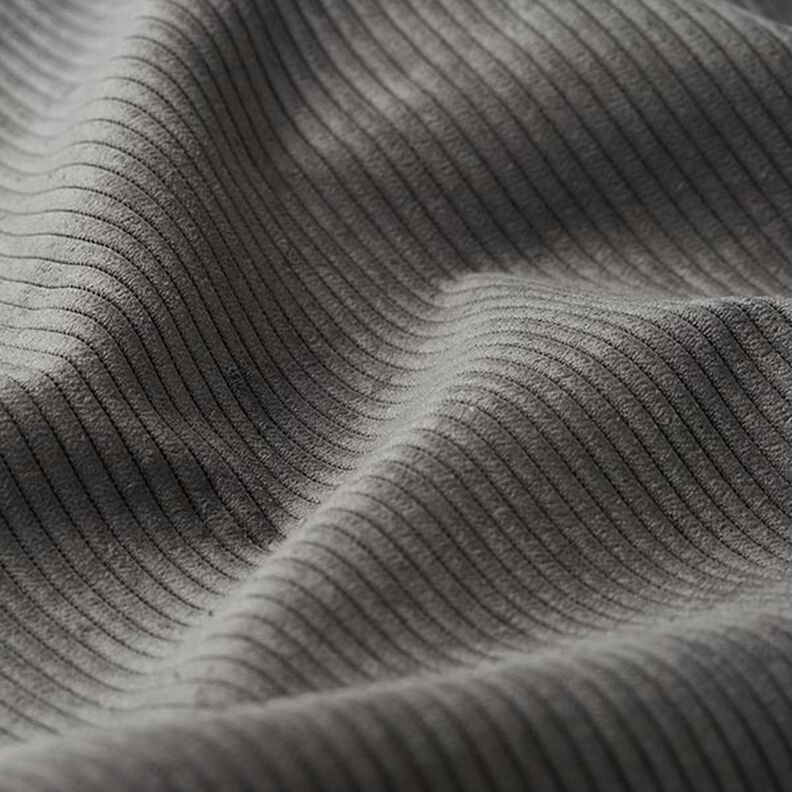 tessuto da tappezzeria effetto velluto a coste Fjord – grigio,  image number 2