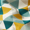 tessuto arredo mezzo panama triangoli – verde,  thumbnail number 2