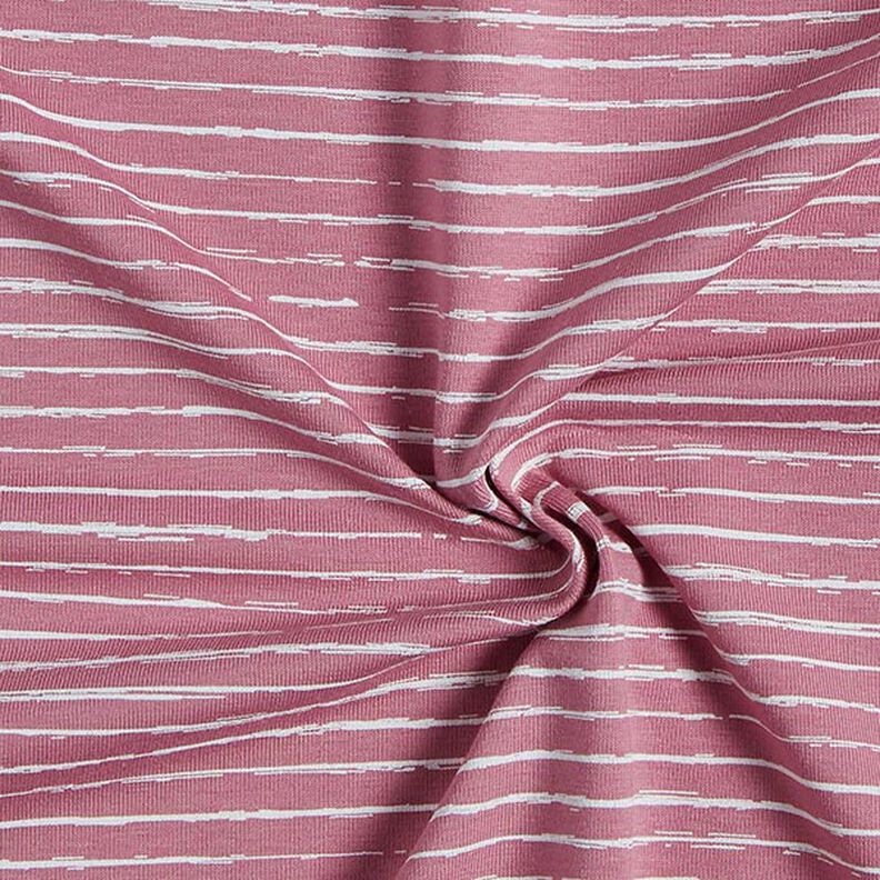 jersey di cotone strisce scarabocchiate – rosa anticato,  image number 3