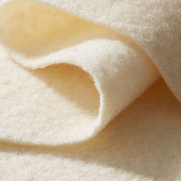 loden follato in lana – bianco lana,  image number 4