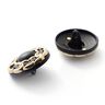 bottone con gambo – nero/oro,  thumbnail number 2