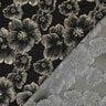 Jacquard Fiori con effetto 3D – nero/mandorla,  thumbnail number 4