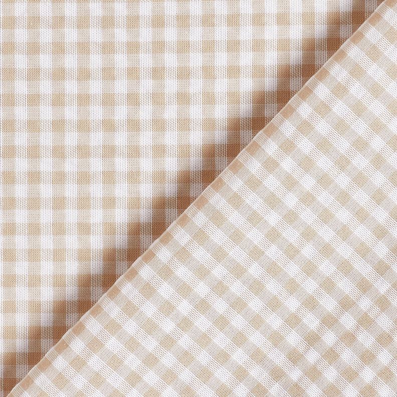 <h2>Seersucker a Quadretti Piccoli, Beige &ndash; Anemone/Bianco &ndash; con Struttura Caratteristica e Motivo,  image number 4