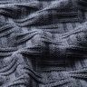 tessuto in maglia Motivo a coste spezzate – grigio blu,  thumbnail number 2