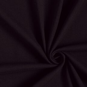 jersey a coste costolette sottili 2-1-1-1 &ndash; nero, 