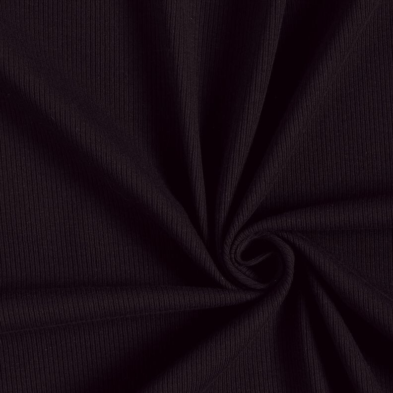 jersey a coste costolette sottili 2-1-1-1 – nero,  image number 1