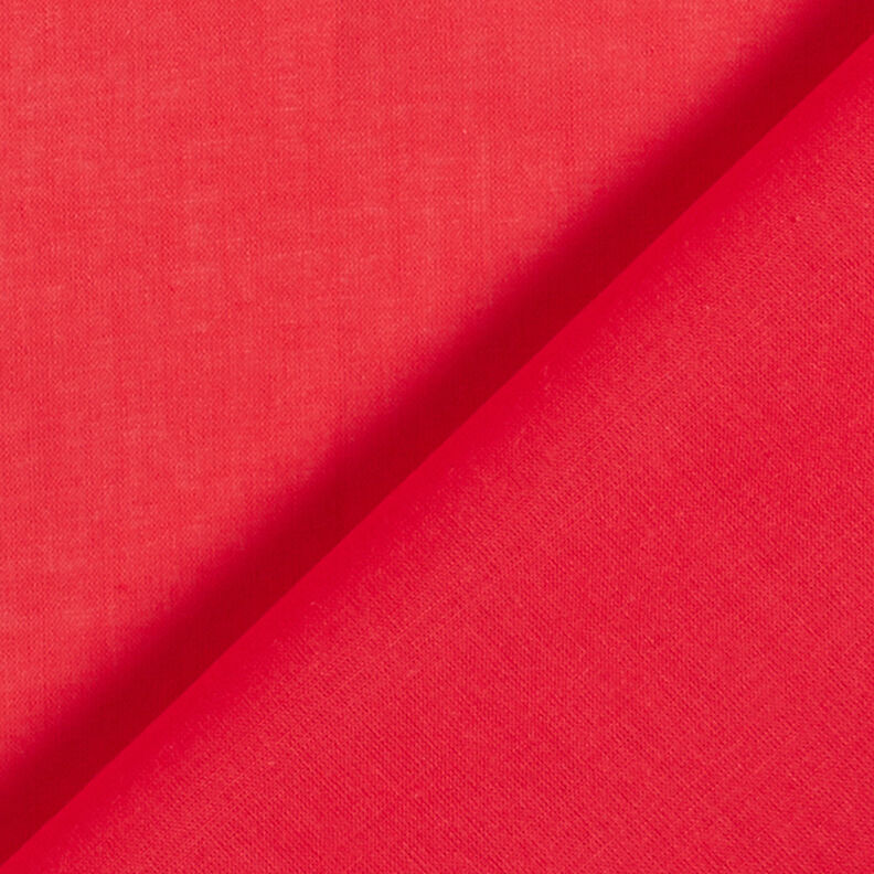 batista di cotone tinta unita – rosso,  image number 3