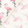 Cotone laminato Fenicotteri – bianco lana,  thumbnail number 3