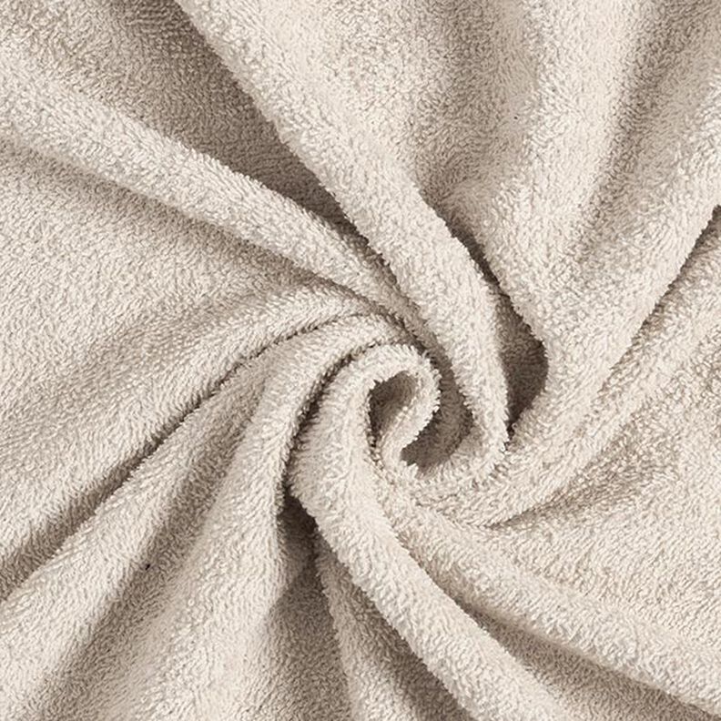 tessuto in spugna – beige chiaro,  image number 1