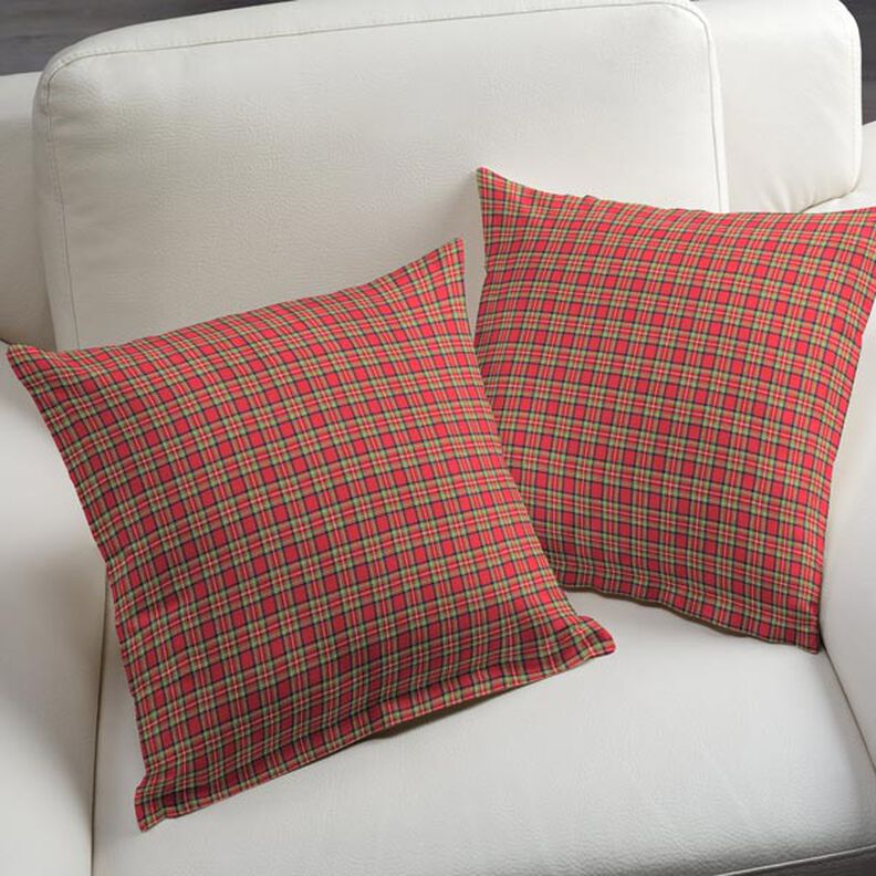 flanella di cotone Quadri scozzesi Glenside – peperoncino,  image number 5