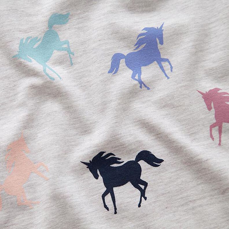 jersey di cotone Unicorni – naturale,  image number 2