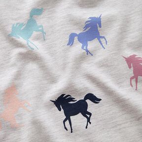 jersey di cotone Unicorni – naturale, 