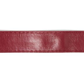 Gros grain finta pelle per borse – rosso Bordeaux, 