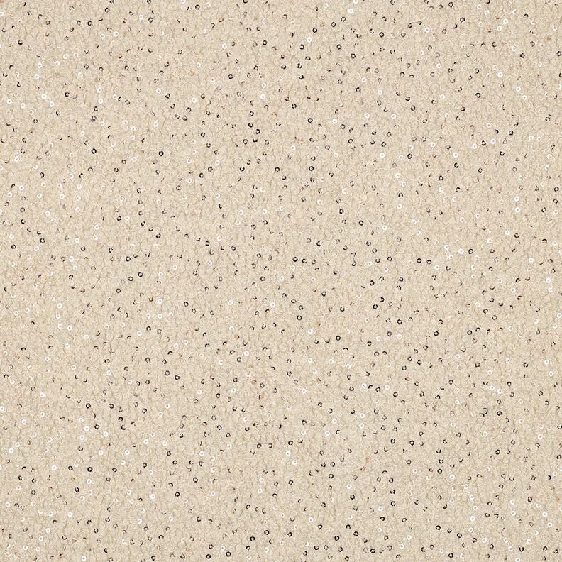 maglia bouclé paillettes tinta unita | Poppy Fabrics – anacardo,  image number 1