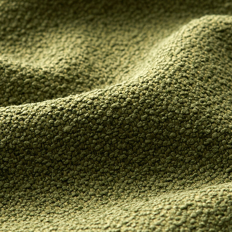 tessuto da tappezzeria bouclé fine – verde chiaro,  image number 2
