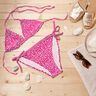Tessuto per costumi da bagno a mini pois – rosa fucsia acceso/bianco,  thumbnail number 6