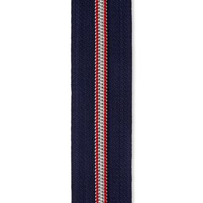 cerniera lampo senza fine [5 mm] metallo | Prym – blu marino/rosso, 