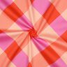 Satin di cotone Large Gingham | Nerida Hansen – corallo/rosa chiaro,  thumbnail number 3