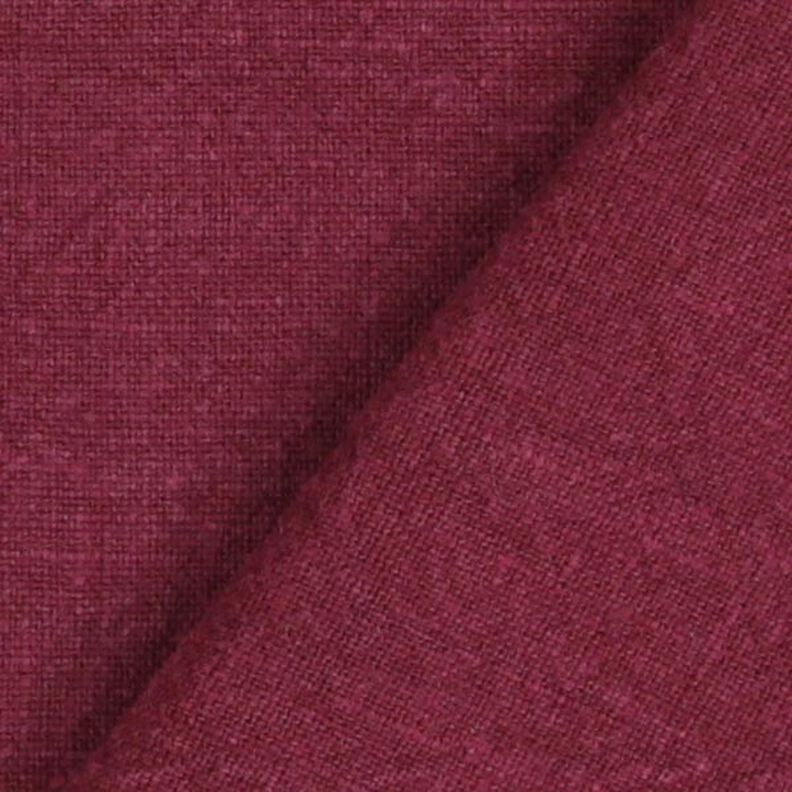 Tessuto di misto ramiè lavato a pietra, qualità pesante – rosso Bordeaux,  image number 3