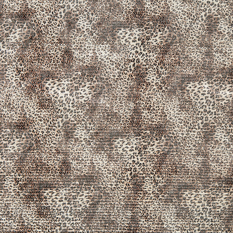 Raso plissettato con stampa leopardata – beige chiaro,  image number 1