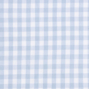 tessuto in cotone Quadro vichy 1 cm – blu jeans chiaro/bianco, 