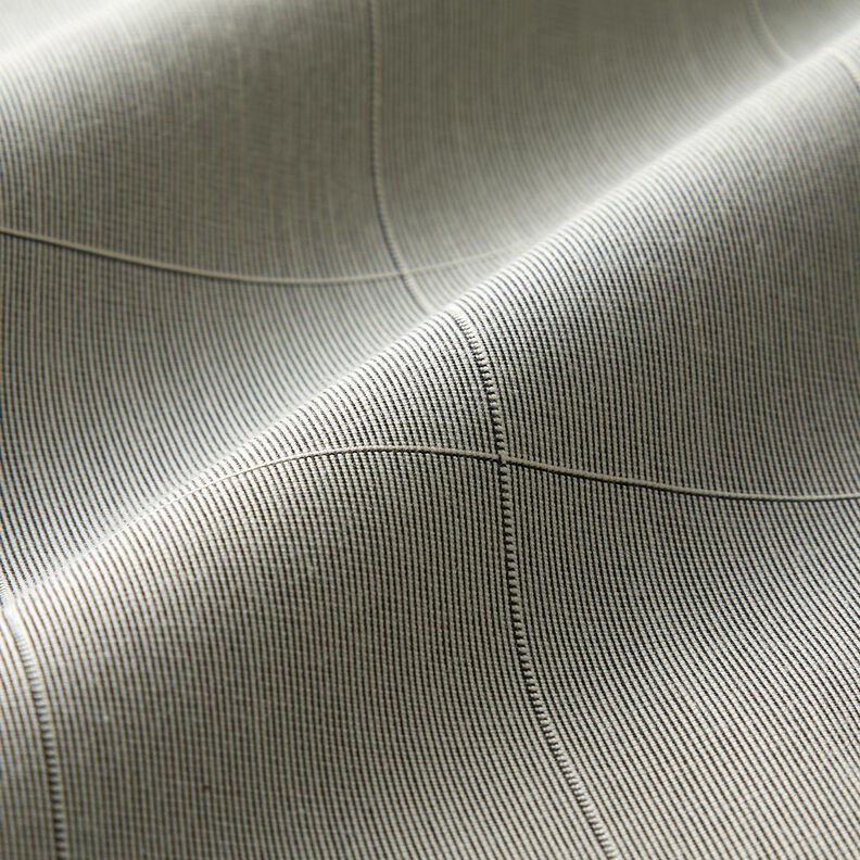 Tessuto per pantaloni a quadri – grigio chiaro,  image number 2