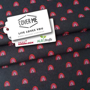 SHIELD CoverMe HEIQ Viroblock Life Loves you – nero | Albstoffe, 