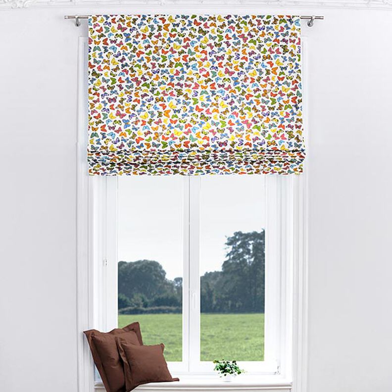 tessuto arredo tessuti canvas farfalle,  image number 7