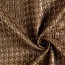 cloqué Pied de poule glitterato – marrone medio,  thumbnail number 3